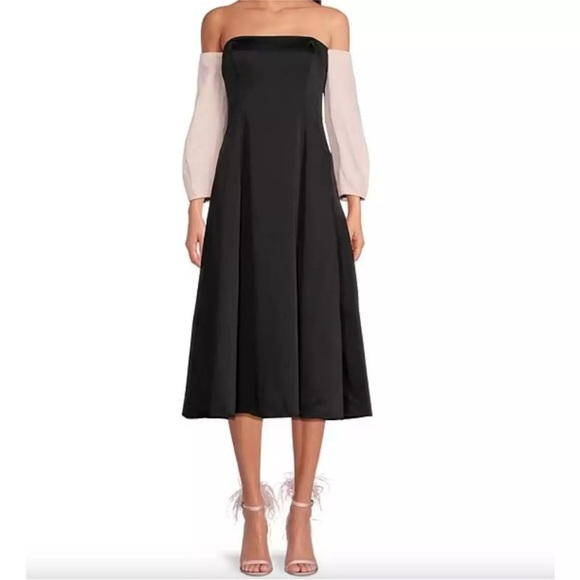 Gianni Bini Dresses & Skirts - Elegant Off-Shoulder Black Dress